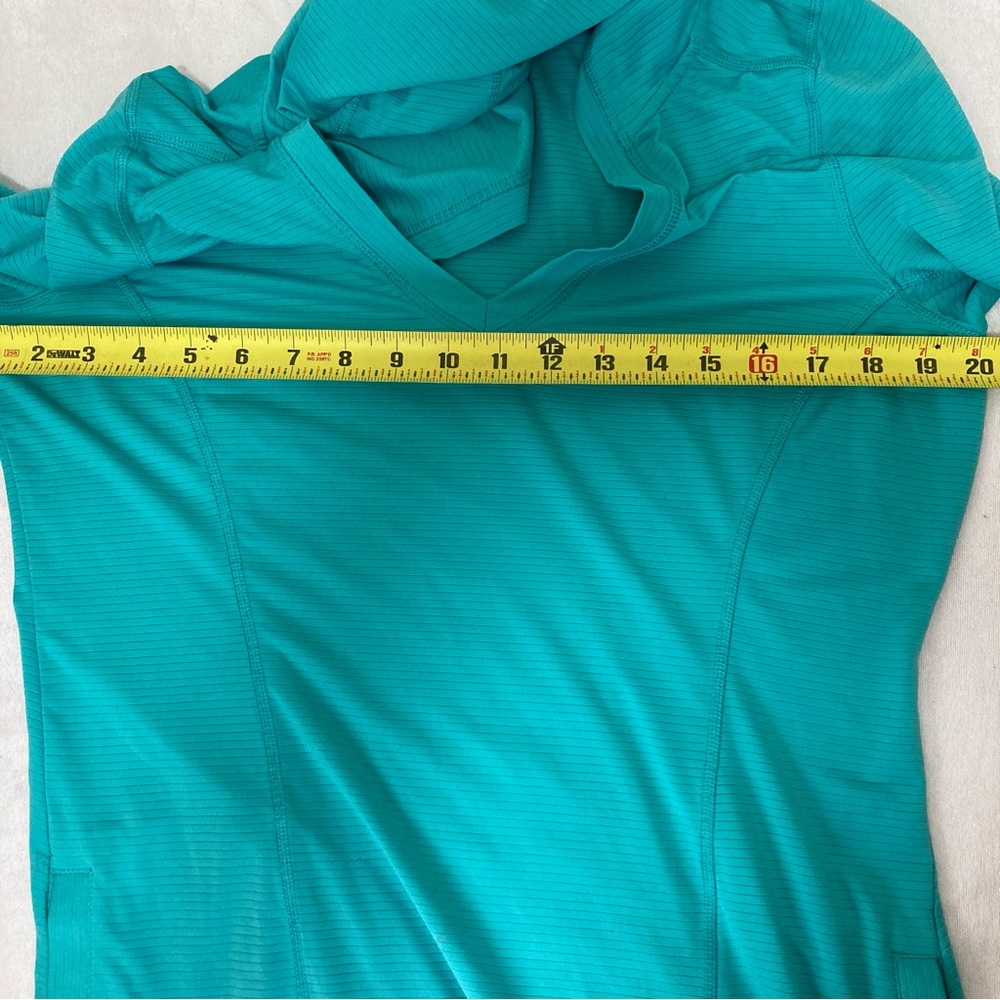 The North Face Hoodie Womens  Hooded Turnic Lightweight Thin Green Size M - Picture 11 of 16